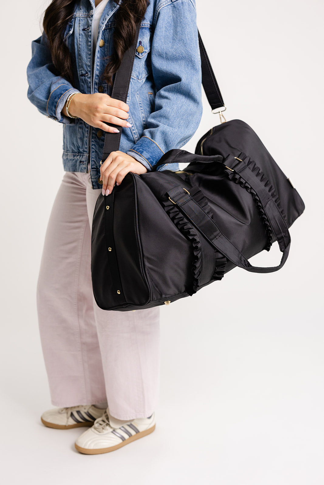 ruffle travel bag