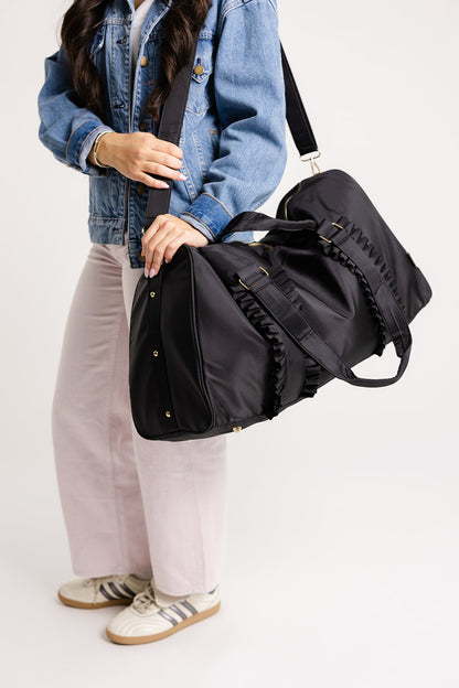 ruffle travel bag