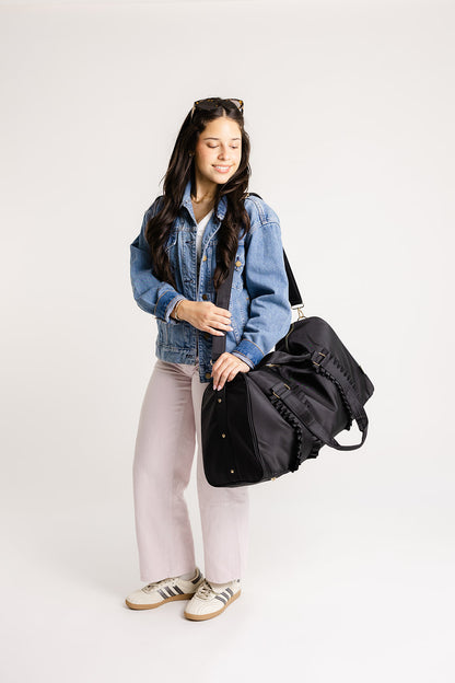 ruffle travel bag